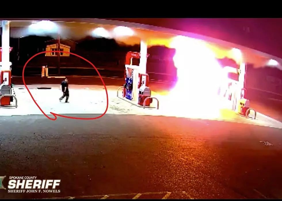 Spokane Man Sets a Gas Pump On Fire to “Get Deputies Attention”