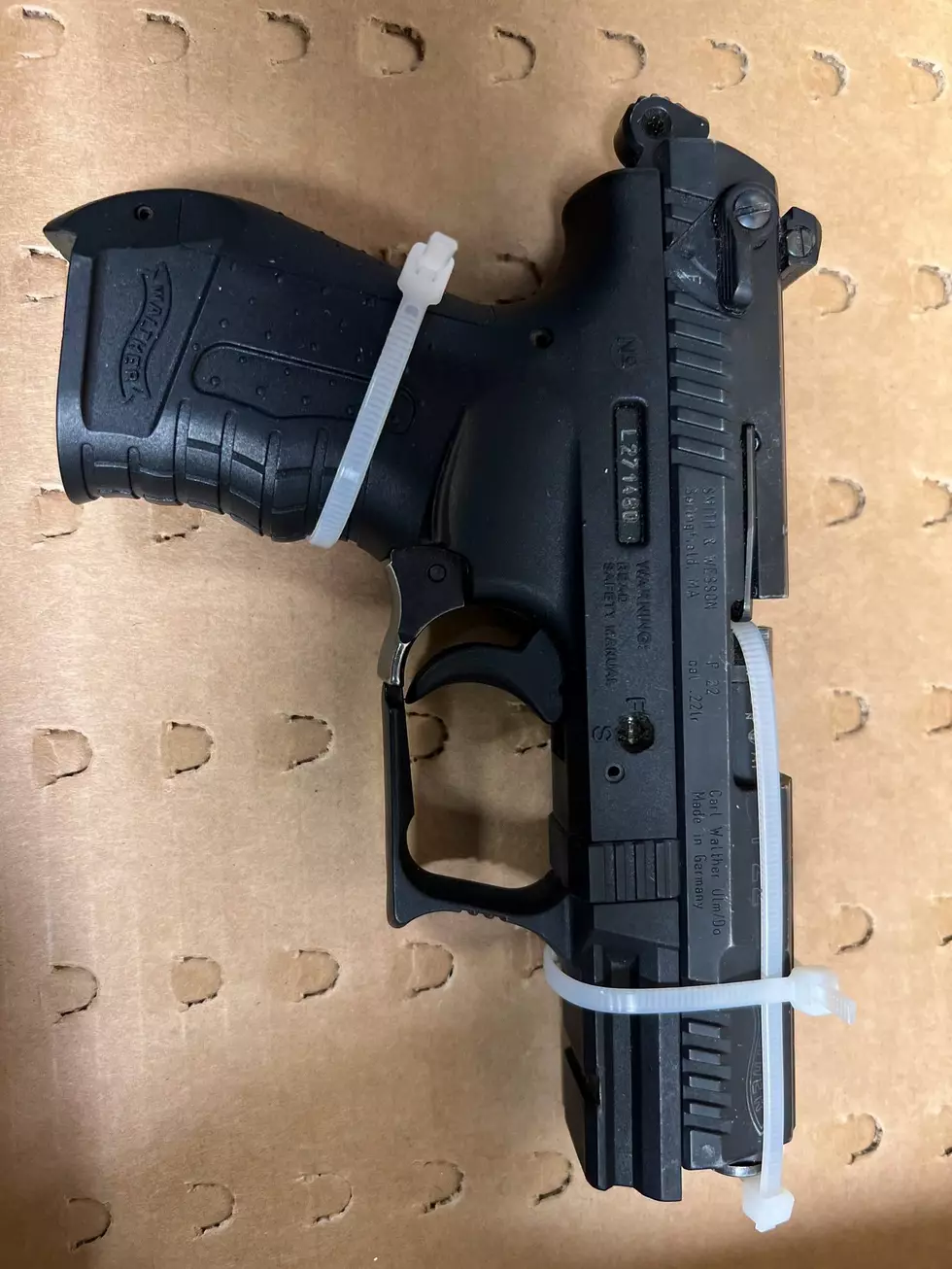 weapon found on suspectd---MLPD Facebook