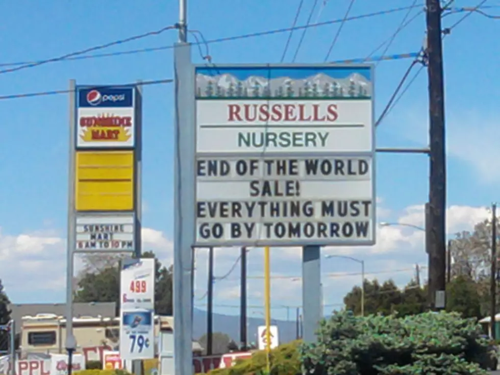 End Of The World Sale at Russell&#8217;s Nursery [PHOTO]