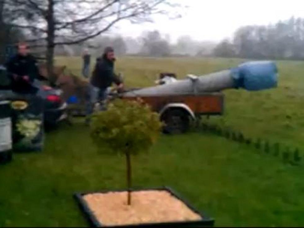 Homemade Cannon Firing Has An Unexpected Twist [VIDEO]