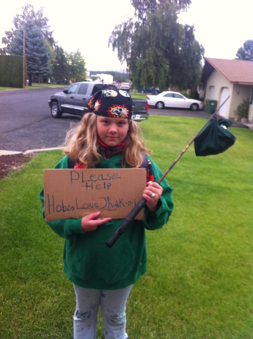 Hobo Day At School For Kelly West&#8217;s Younger Daughter