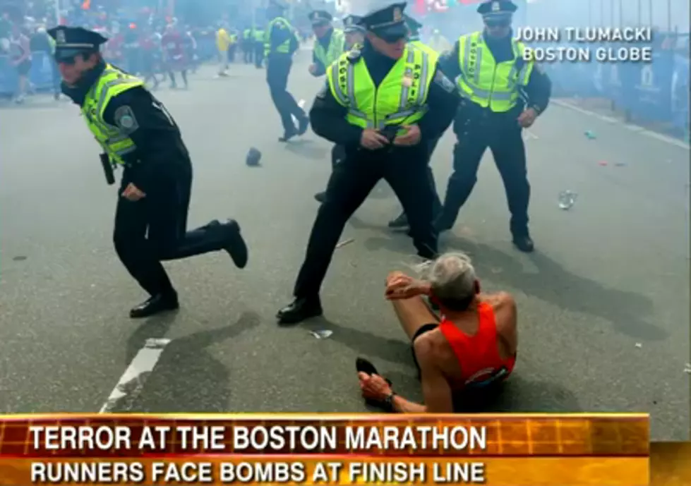 Washington State Man the Lasting Image from Boston Marathon Bombings