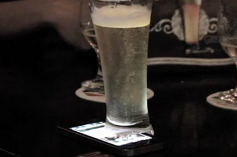 New Beer Glass Requires Cell Phone to Stand Upright