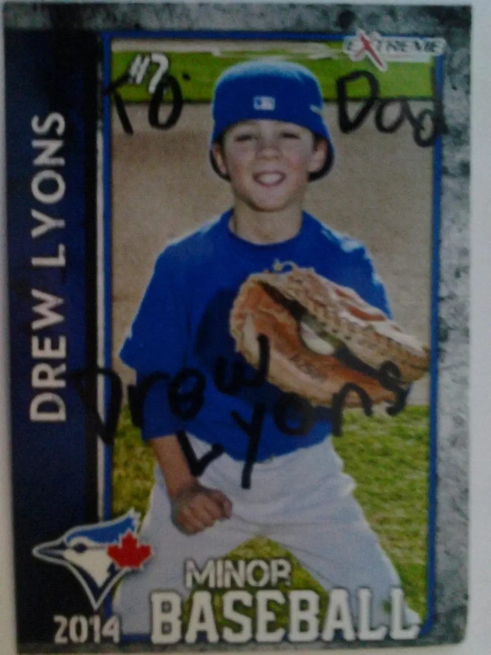 My Son’s First Baseball Card