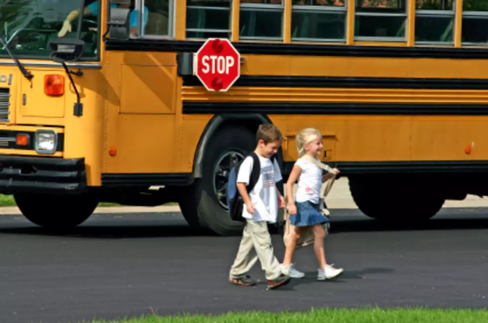 Driver Almost Hits Kids, But Bus Driver Seems Fine [VIDEO]