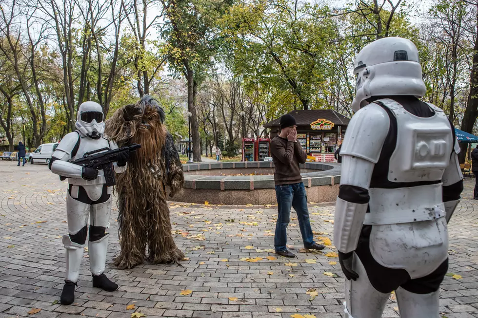 Chewbacca Gets Arrested in the Ukraine — While Campaigning for Darth Vader