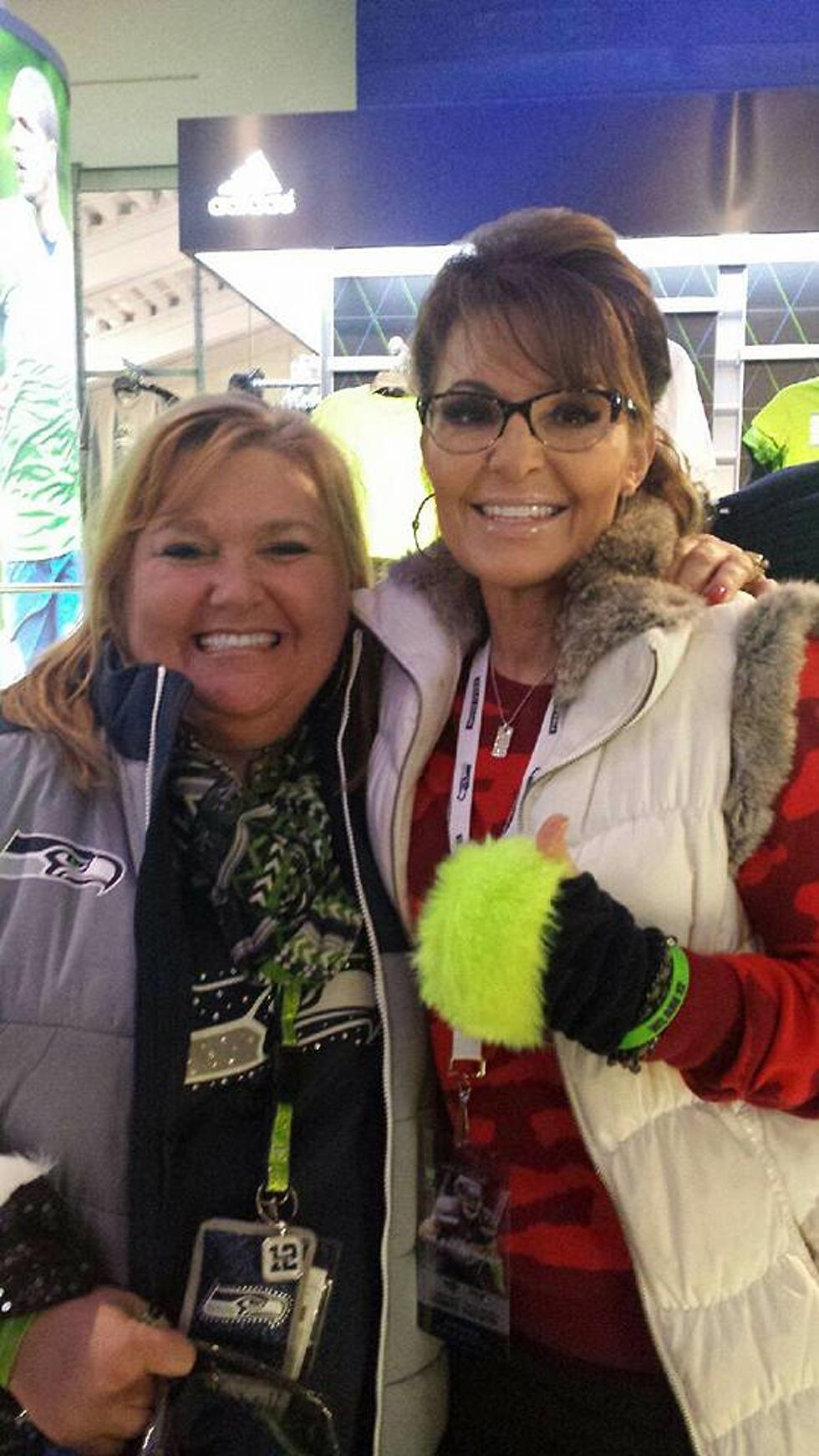 Selah Couple Bumps Into Sarah Palin At Thursday Night&#8217;s Seahawks Game [PHOTO]