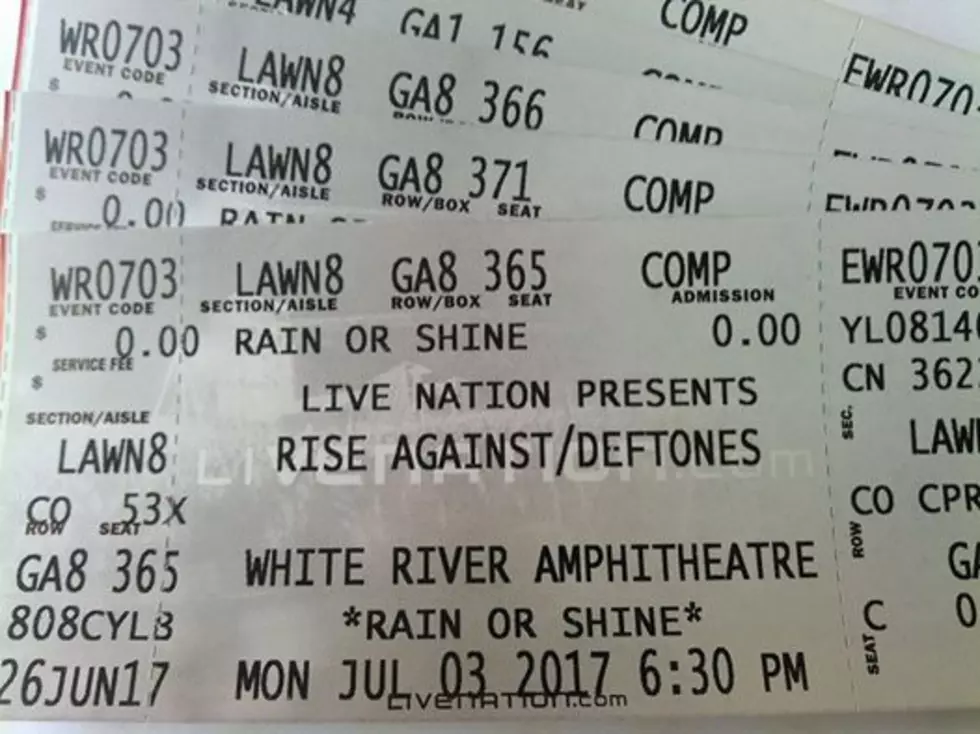 FREE Tickets To Tomorrow Night’s Rise Against/Deftones Show at White River Amphitheatre
