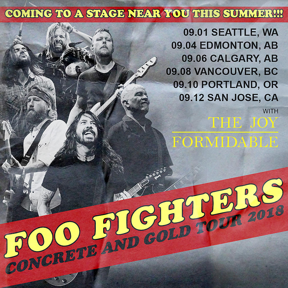 Foo Fighters Announce Support Act For Safeco Field Show
