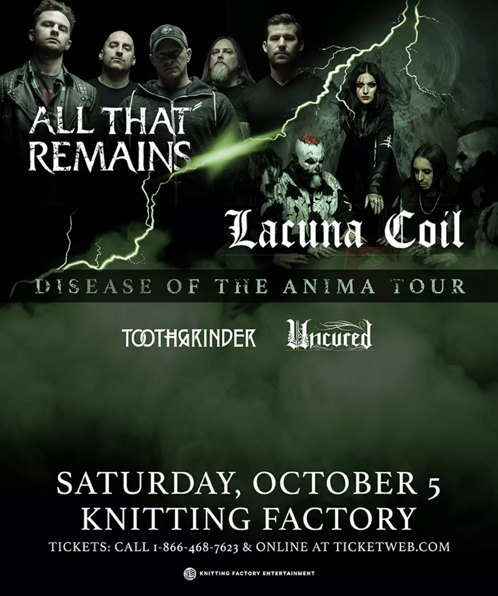 All That Remains/Lacuna Coil To Play Spokane Gig