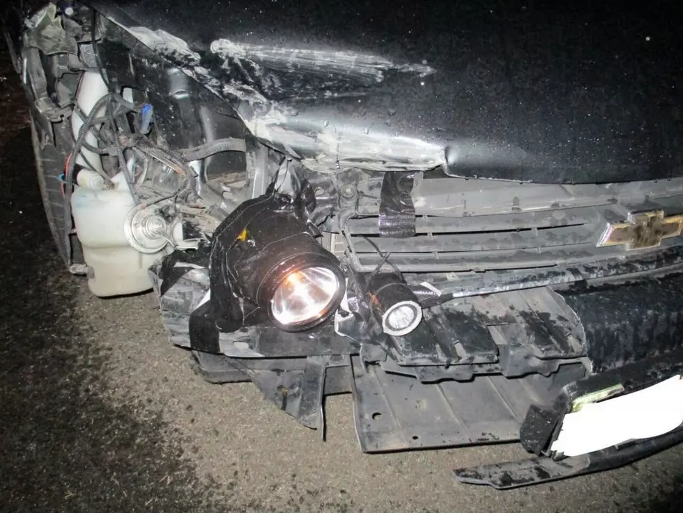 Dumb-Ass North Bend Motorist Tries to Use Flashlights as Headlights