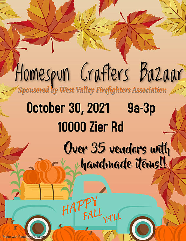 Homespun Crafters Bazaar Coming to Yakima October 30