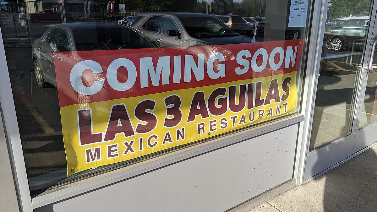 Las 3 Aguilas Mexican Restaurant Opening Soon in Yakima