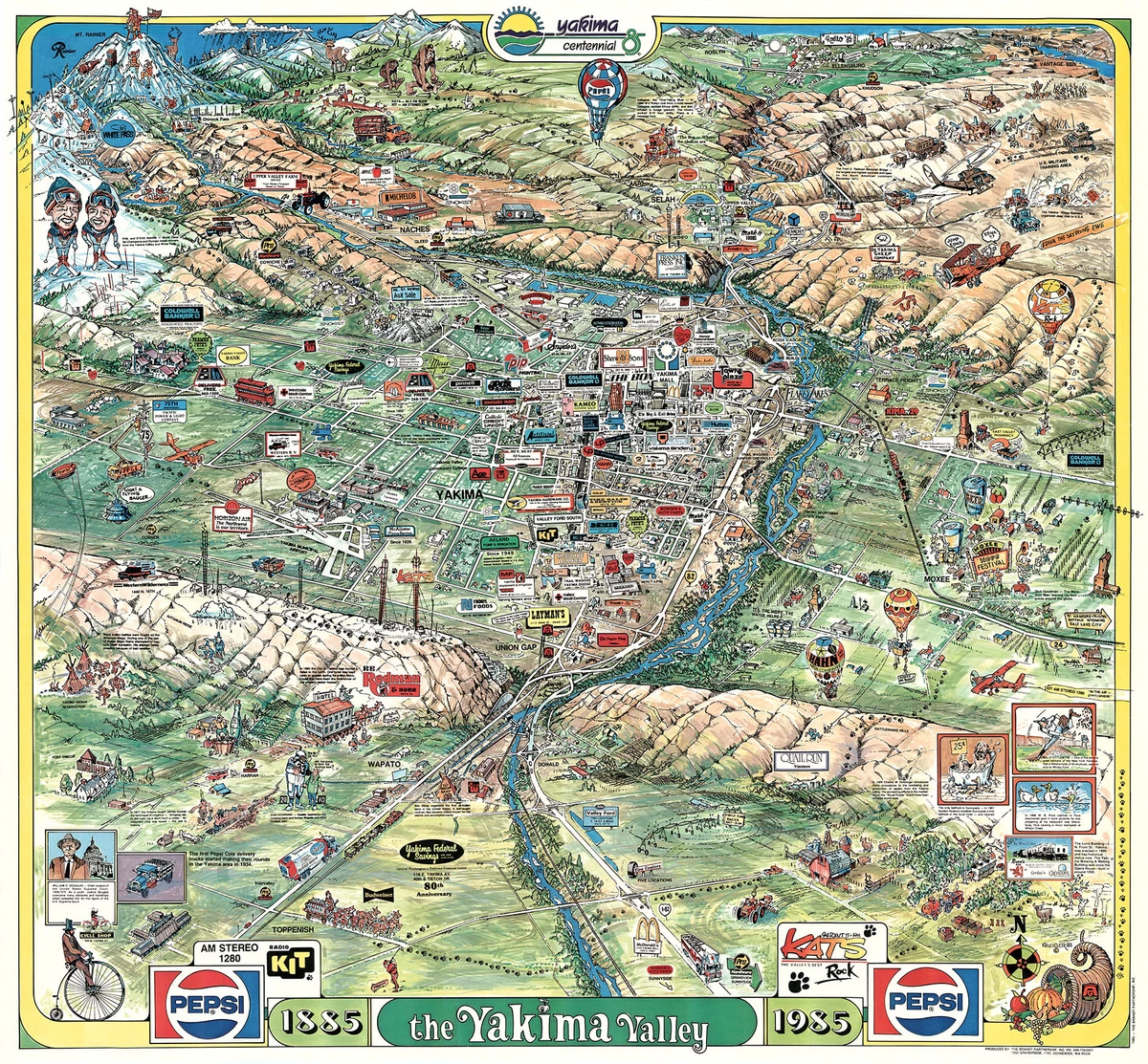Download This 1985 Map of Yakima