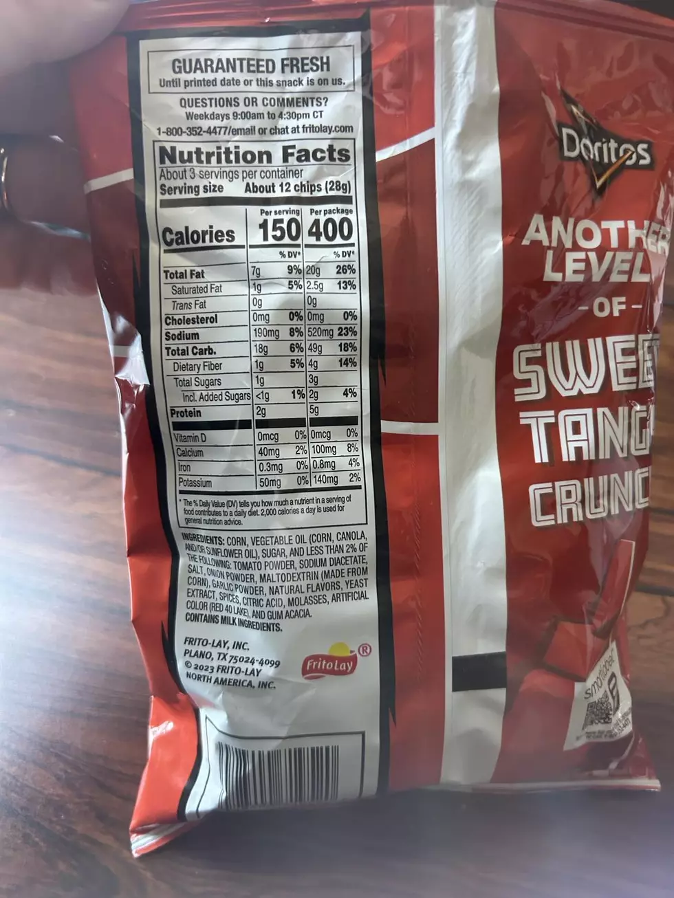 Dorito Nutrition Facts