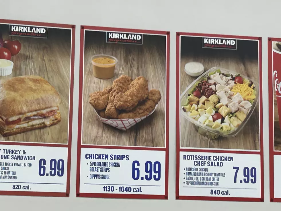 food items on a menu