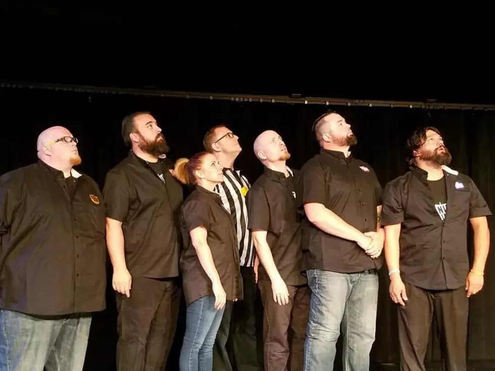 group of people looking off to the side