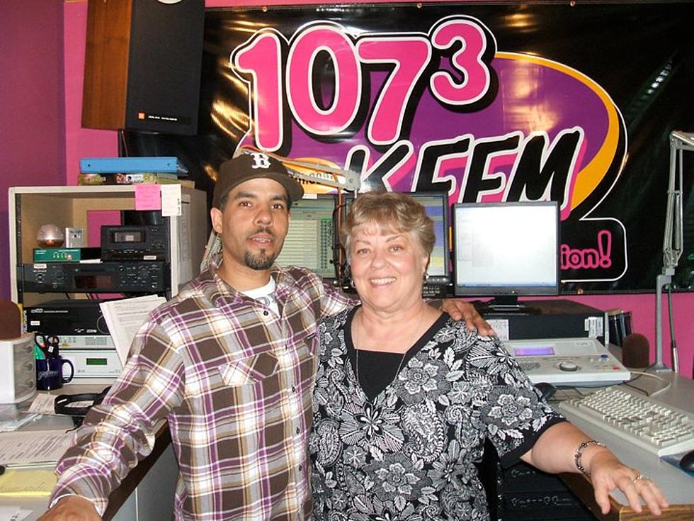 Mothers of Dj’s!!! Dj Nahum Ray’s Mom in the 107.3 KFFM Studio on Mothers’ Day