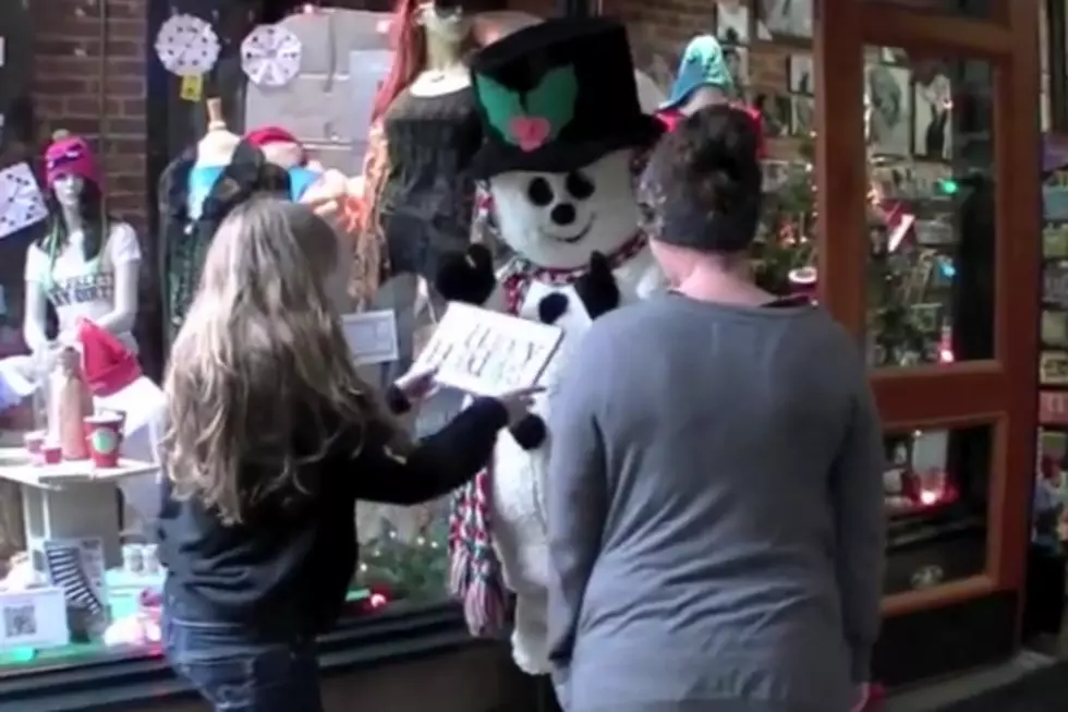 Snowman Prank Scares Unexpecting Customers in a Hilarious Way