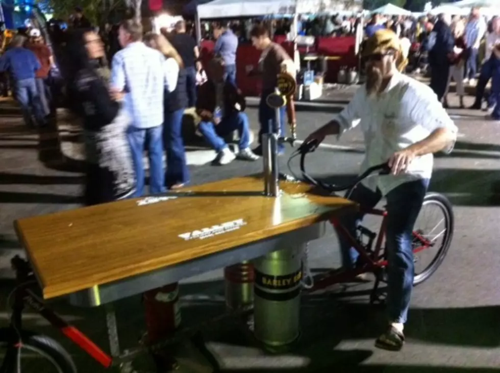 Man Biking With Mobile Tap was My Highlight of Fresh Hop Ale Festival
