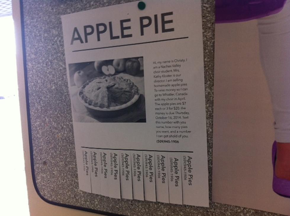 Buy an Apple Pie from Christy to Help Fund Canada Choir Trip