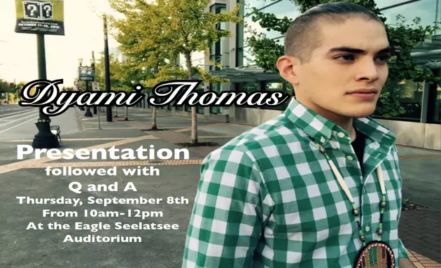 Native American Model/Actor, Dyami Thomas, Leads Yakama Nation&#8217;s 3rd Annual Suicide Prevention Events Thursday And Friday