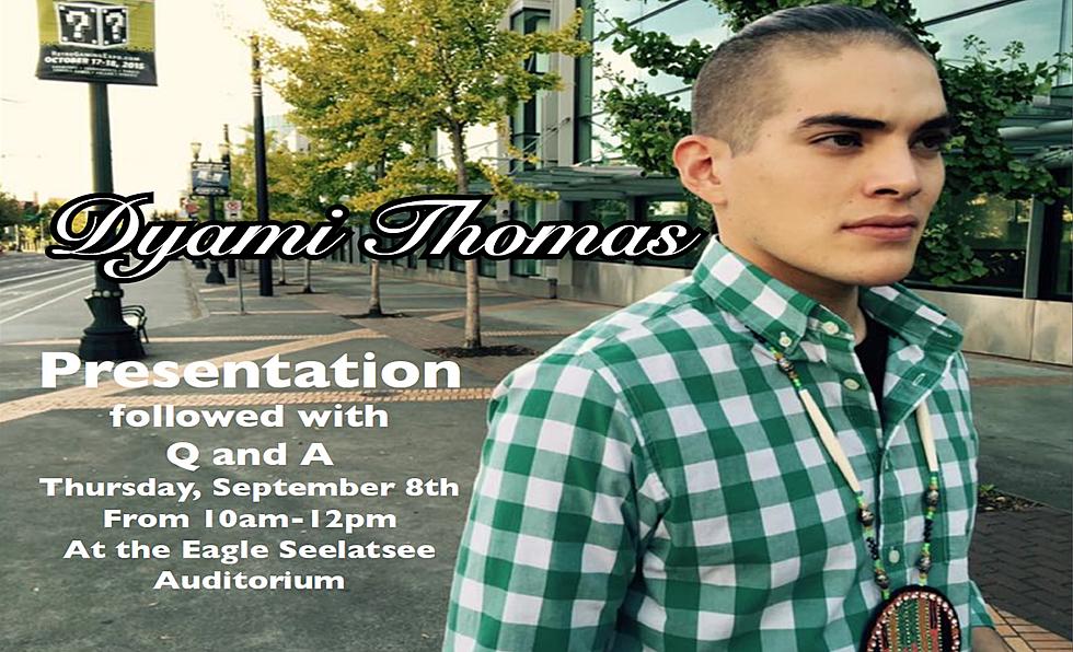 Native American Model/Actor, Dyami Thomas, Leads Yakama Nation’s 3rd Annual Suicide Prevention Events Thursday And Friday