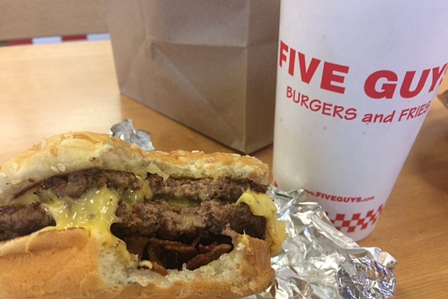 Five Guys Burgers and Fries Wins Nations Favorite Burger Poll