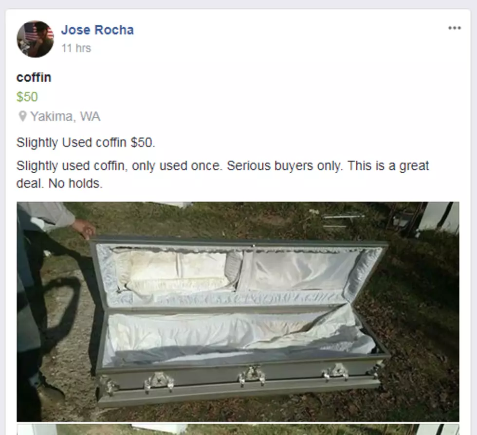 Coffin Update: There Is No Coffin for Sale on Facebook