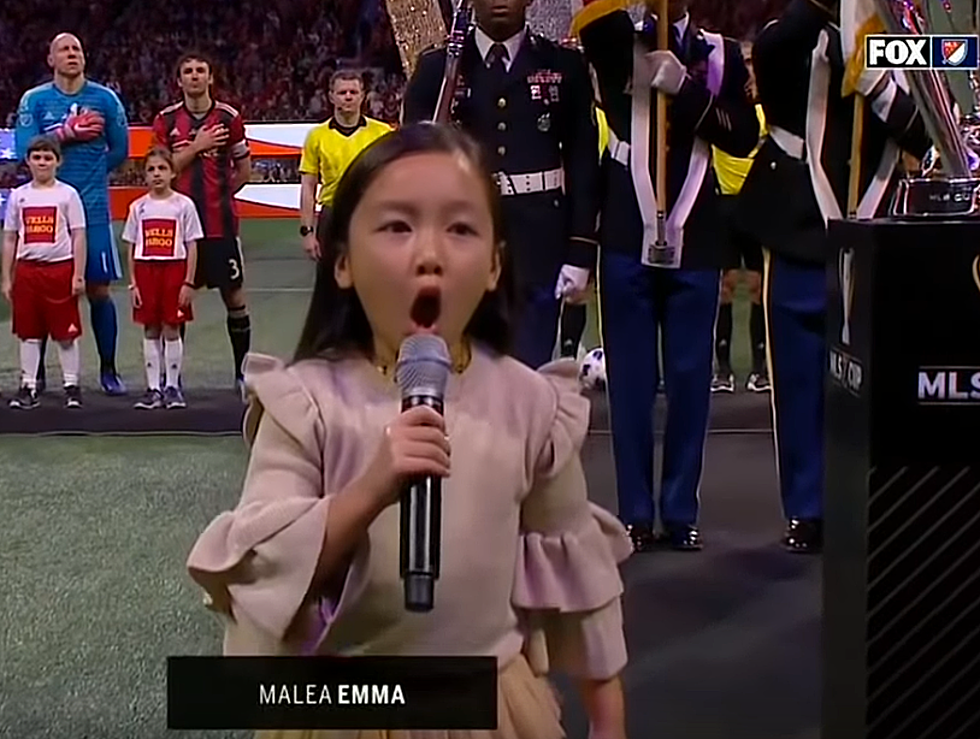 7-Year-Old Crushes National Anthem Before MLS Cup  [VIDEO]