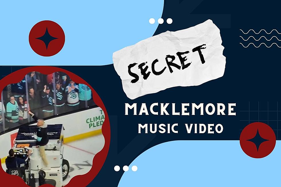 We Love How Macklemore Made A Secret Music Video at Kraken Game