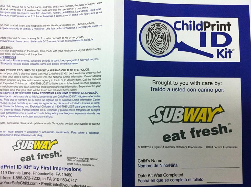 Subway to Partner with Yakima Police on Child ID Program