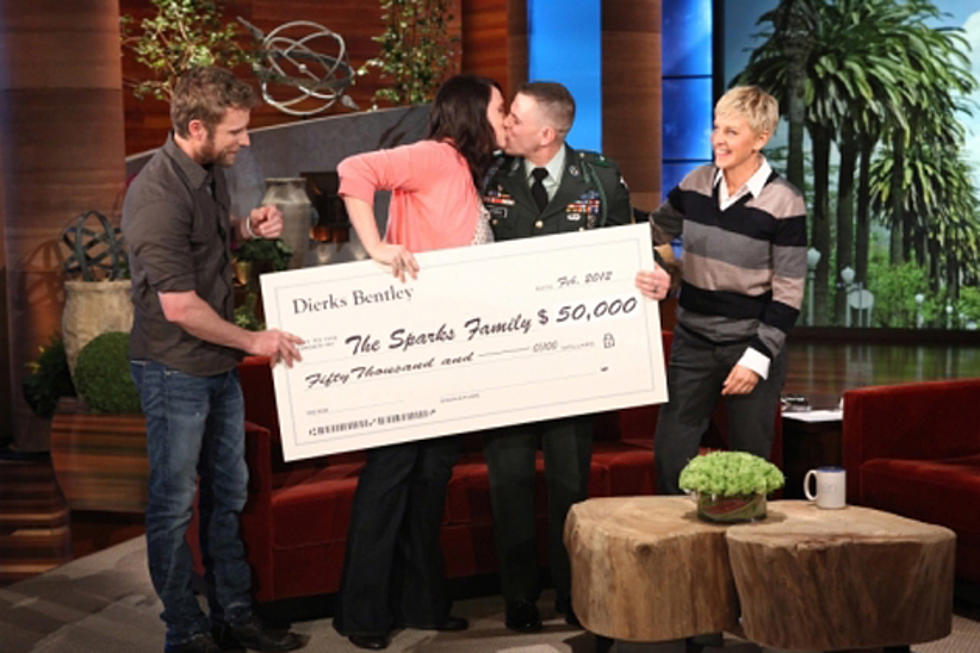 Dierks Bentley Gives $50K To Military Family In Need