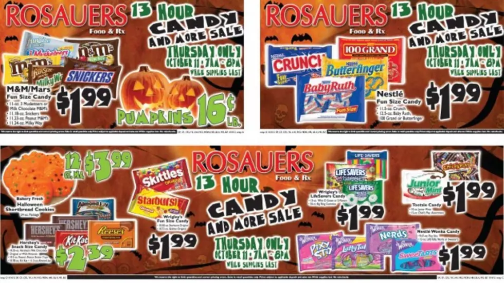 Save on Halloween Candy at Rosauers with Michele This Thursday from 4PM to 6PM