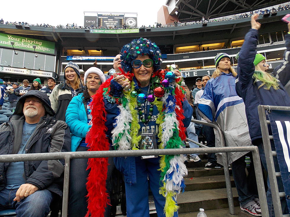 Merry Christmas from ‘Mama Blue’ The Matriarch of Seahawks Fans! [PHOTO]