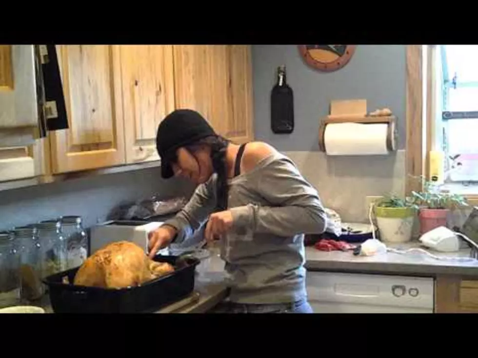 She Cooked a Pregnant Turkey? Her Reaction Is Priceless