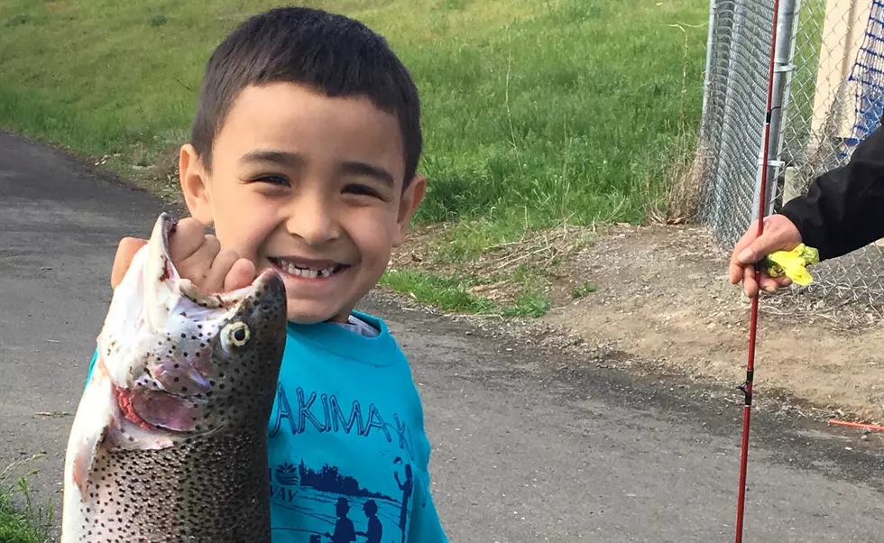 The Winner of the Biggest Fish at the Kids Fish-In Is &#8230;