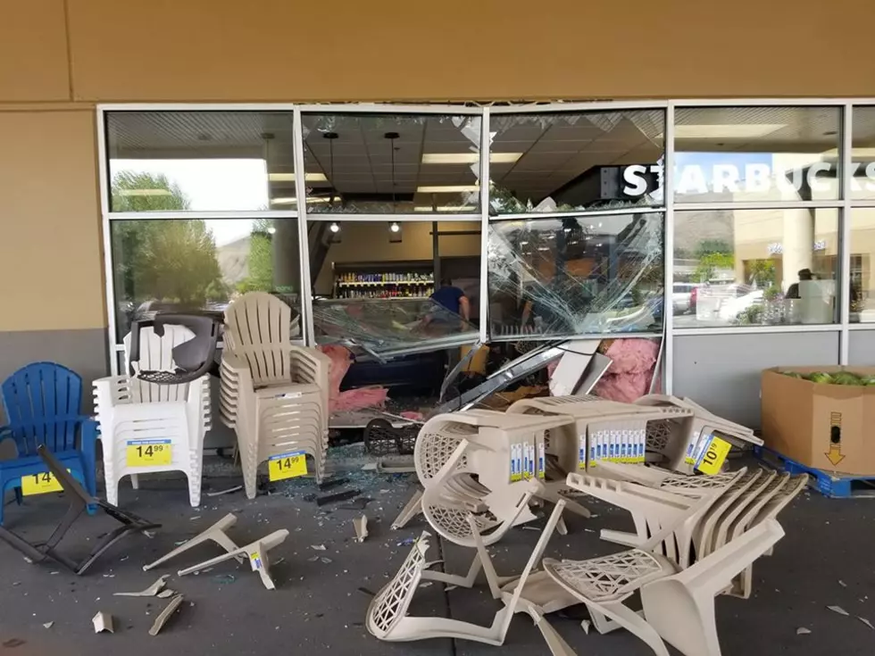 Car Crashes Through Fred Meyer in Yakima