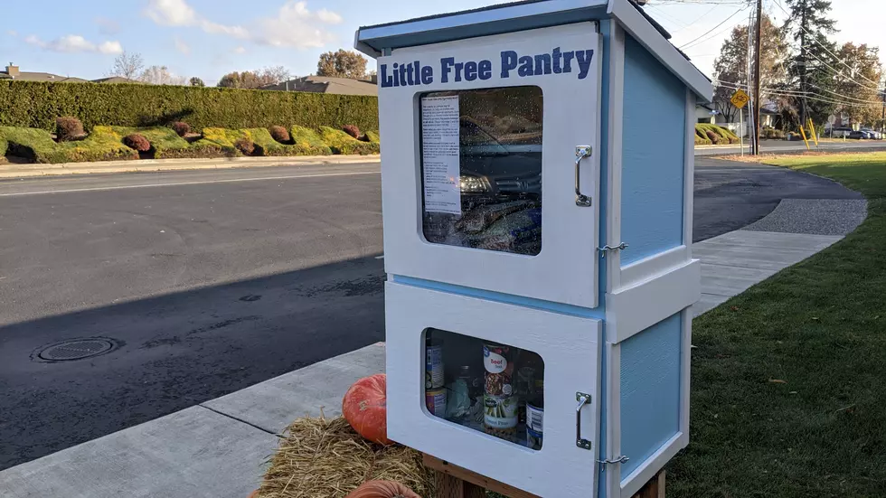 The Free Little Pantry has Popped Up at the Wesley Church in Yakima