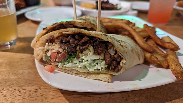 If You&#8217;re Stuck on What To Order, Try the Carne Asada Steak Wrap at The Pub
