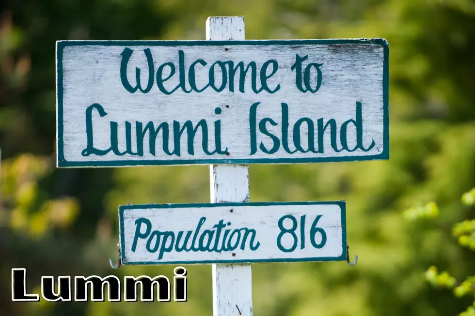 Welcome to Lummi Island Sign