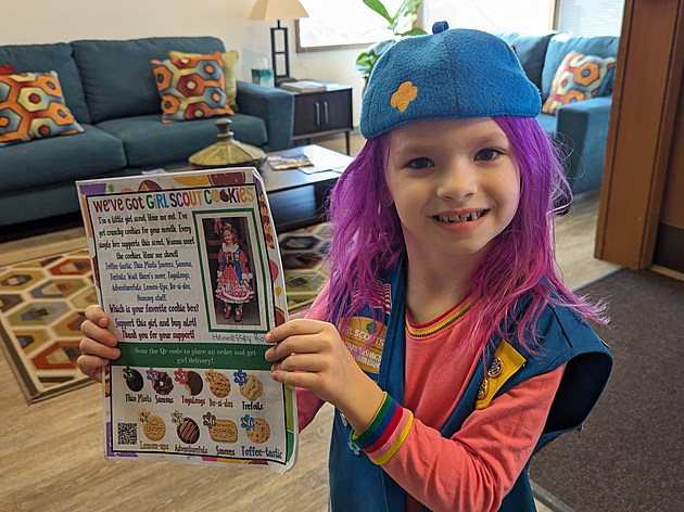 Yakima Girl Scout, Hennessey Rose, Reminds You Girl Scout Cookie Season is Coming Soon