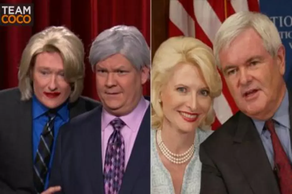 Conan O’Brien and Andy Richter Perform Hilariously Accurate Newt and Callista Gingrich Impressions [VIDEO]