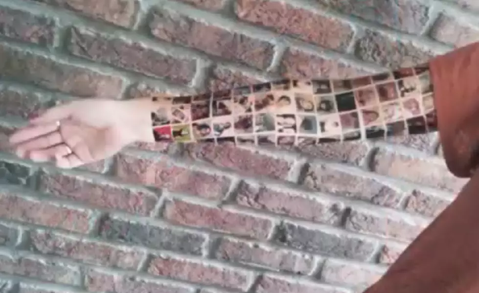 Netherlands Woman Tattoos Facebook Friends Profile Pictures on Arm [VIDEO]