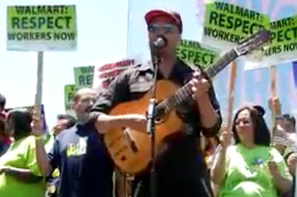 Tom Morello Leads Chinatown Walmart Protest in Los Angeles