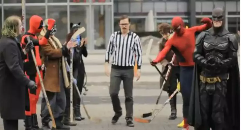 Hilarious Superheroes Vs. Villains Playing Street Hockey May Have Ended the NHL Lockout [VIDEO]