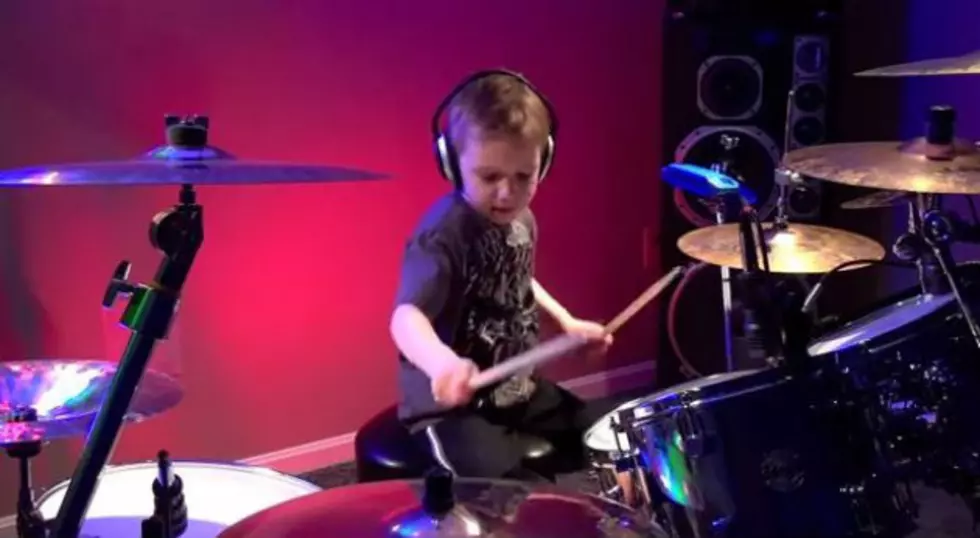 Watch 6 Year-Old Kid Play An Amazing Cover of Van Halen’s ‘Hot For Teacher’ on Drums [VIDEOS]