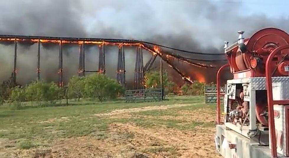 Watch Dramatic Video of Railroad Bridge Near San Saba, Texas Burn and Collapse [VIDEO]