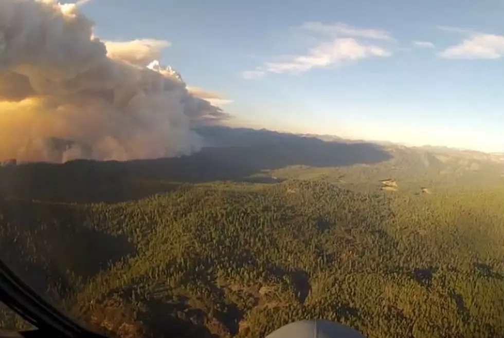 Incredible Aerial Footage of Huge Wildfire at Yosemite National Park in California