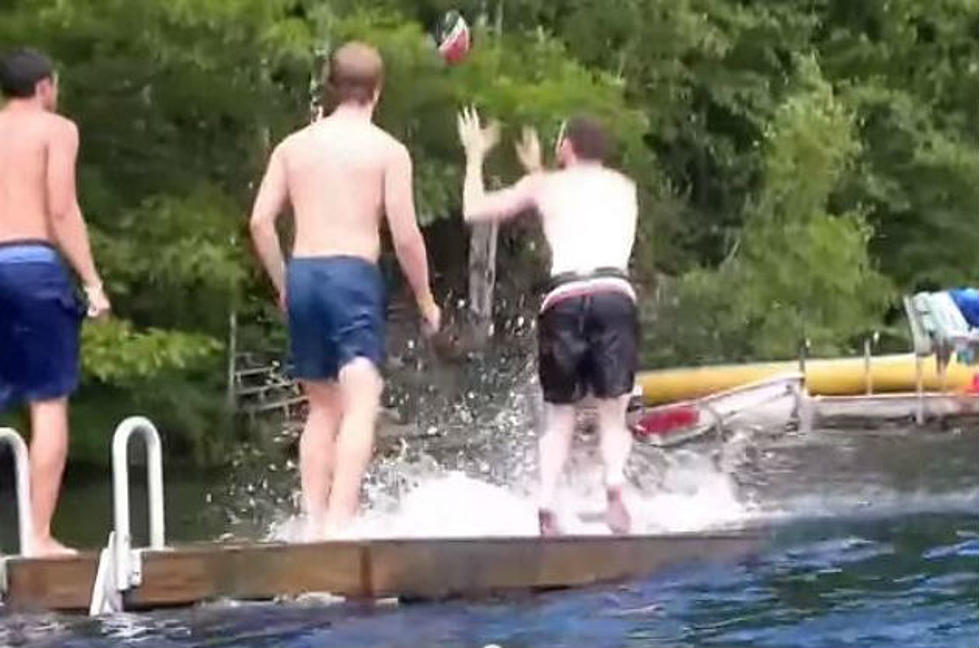 13 Guys Play the Most Epic Game of Hot Potato Ever in a Lake